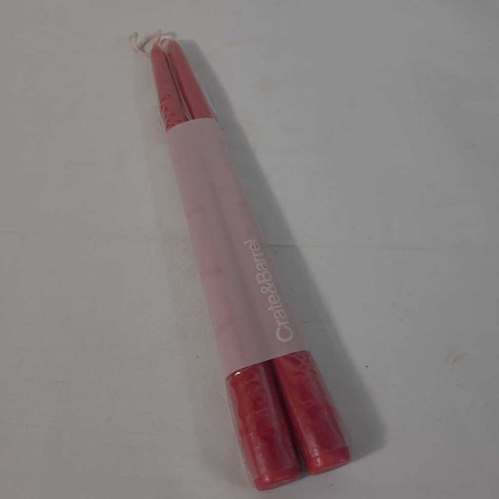 CRATE & BARREL DIPPED TAPER CANDLES