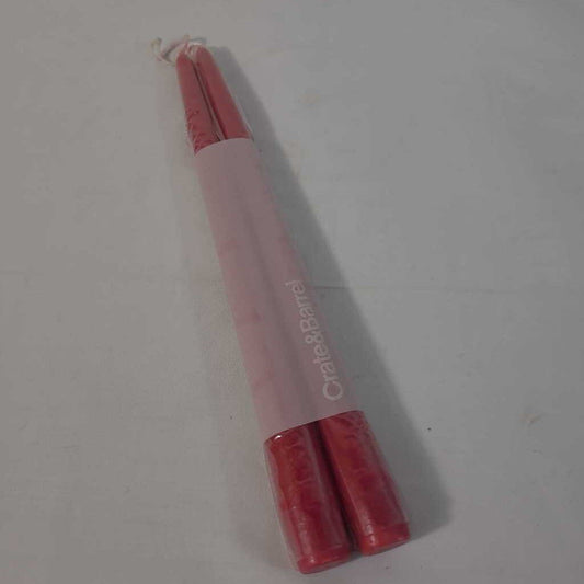 CRATE & BARREL DIPPED TAPER CANDLES
