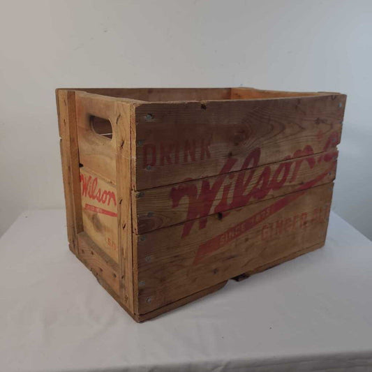WILSON'S GINGERALE CRATE
