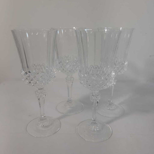 S/4 CRISTAL D'ARQUES WATER GOBLETS