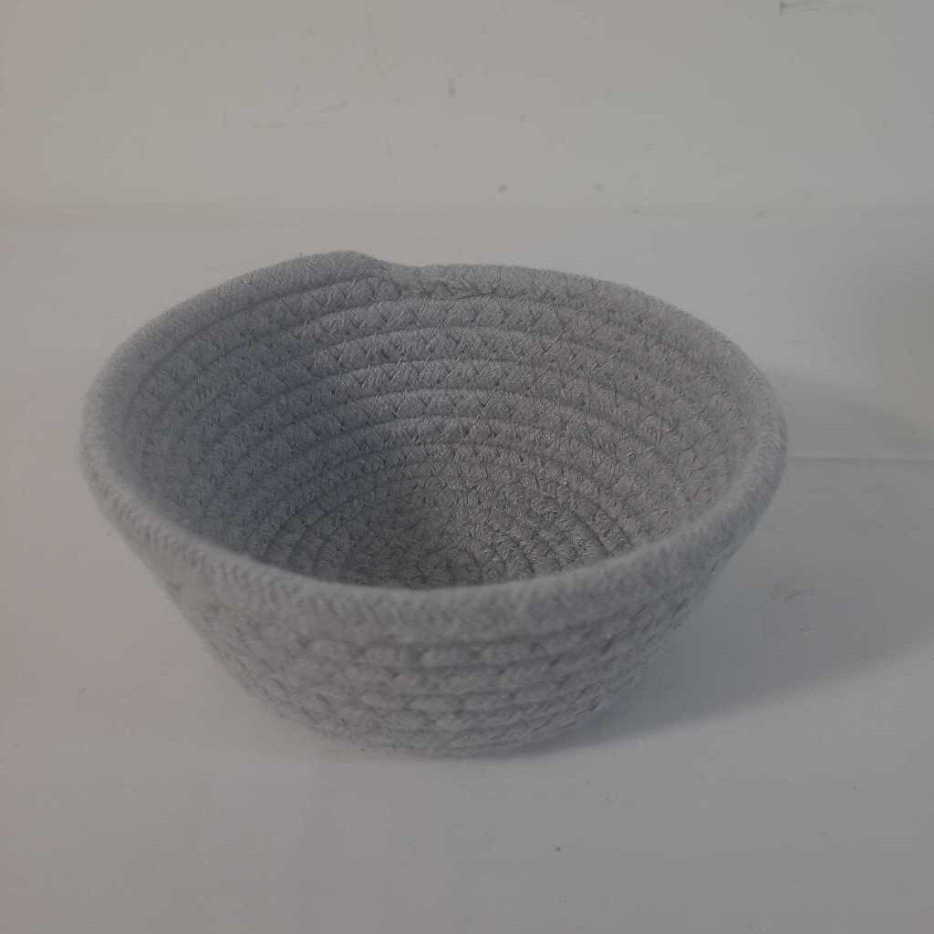 WOVEN BOWL - GREY