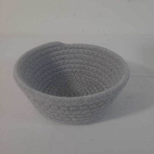 WOVEN BOWL - GREY