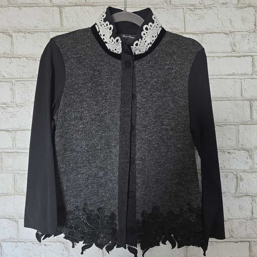 BLUE BLANC ROUGE Black Cardigan S