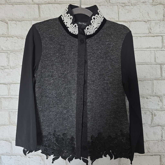 BLUE BLANC ROUGE Black Cardigan S