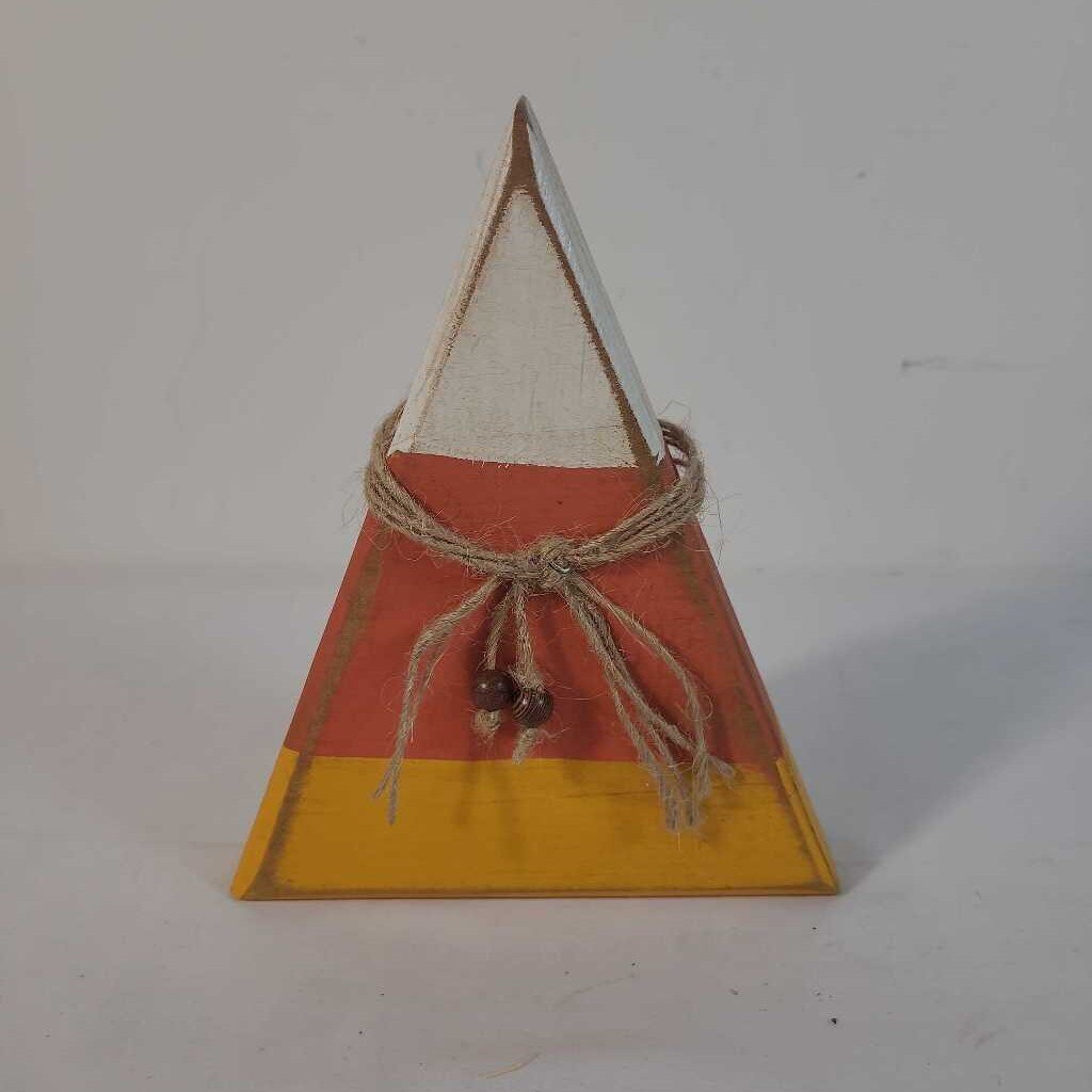 CANDY CORN WOODEN DECOR
