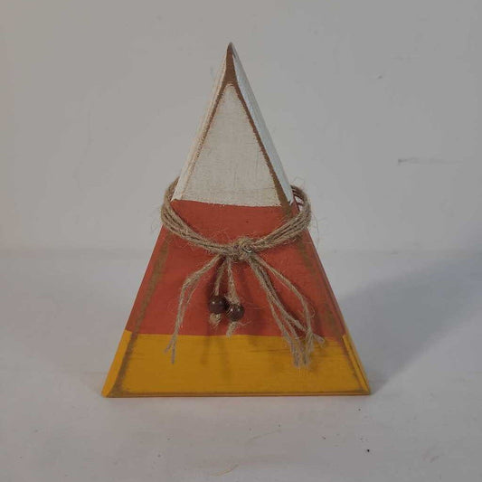 CANDY CORN WOODEN DECOR