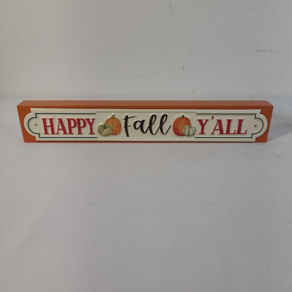 HAPPY FALL Y'ALL SHELF SITTER