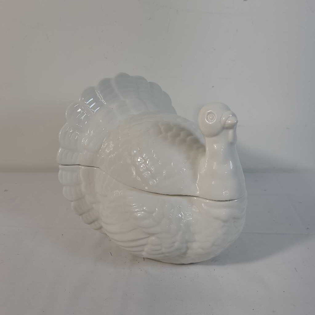 2PC STONEWARE TURKEY JAR