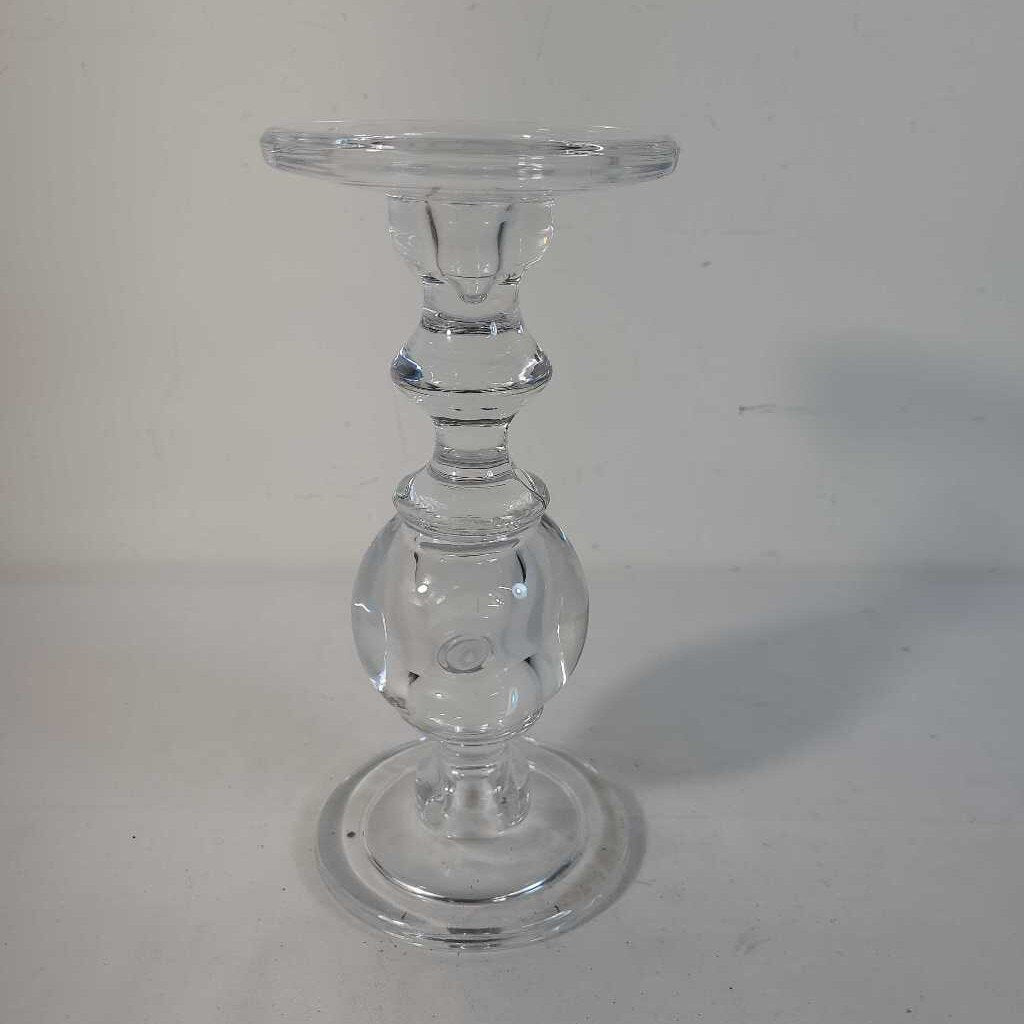 GLASS CANDLESTICK