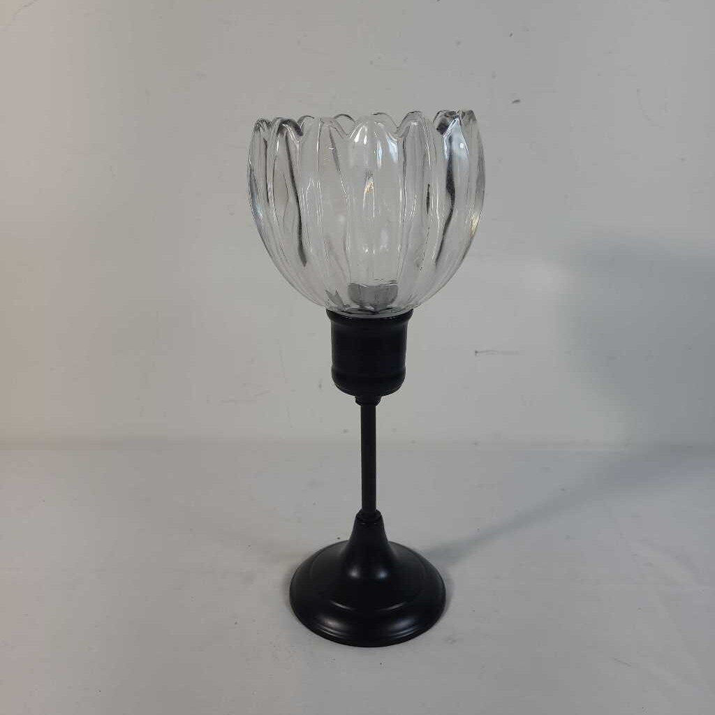 BLACK TULIP CANDLE HOLDER