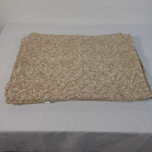 S/8 GOLD PLACEMATS