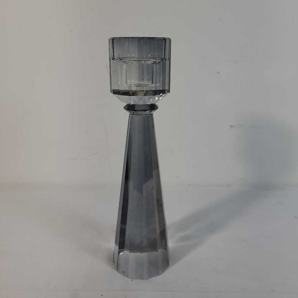 SMOKE TAPER CANDLE HOLDER