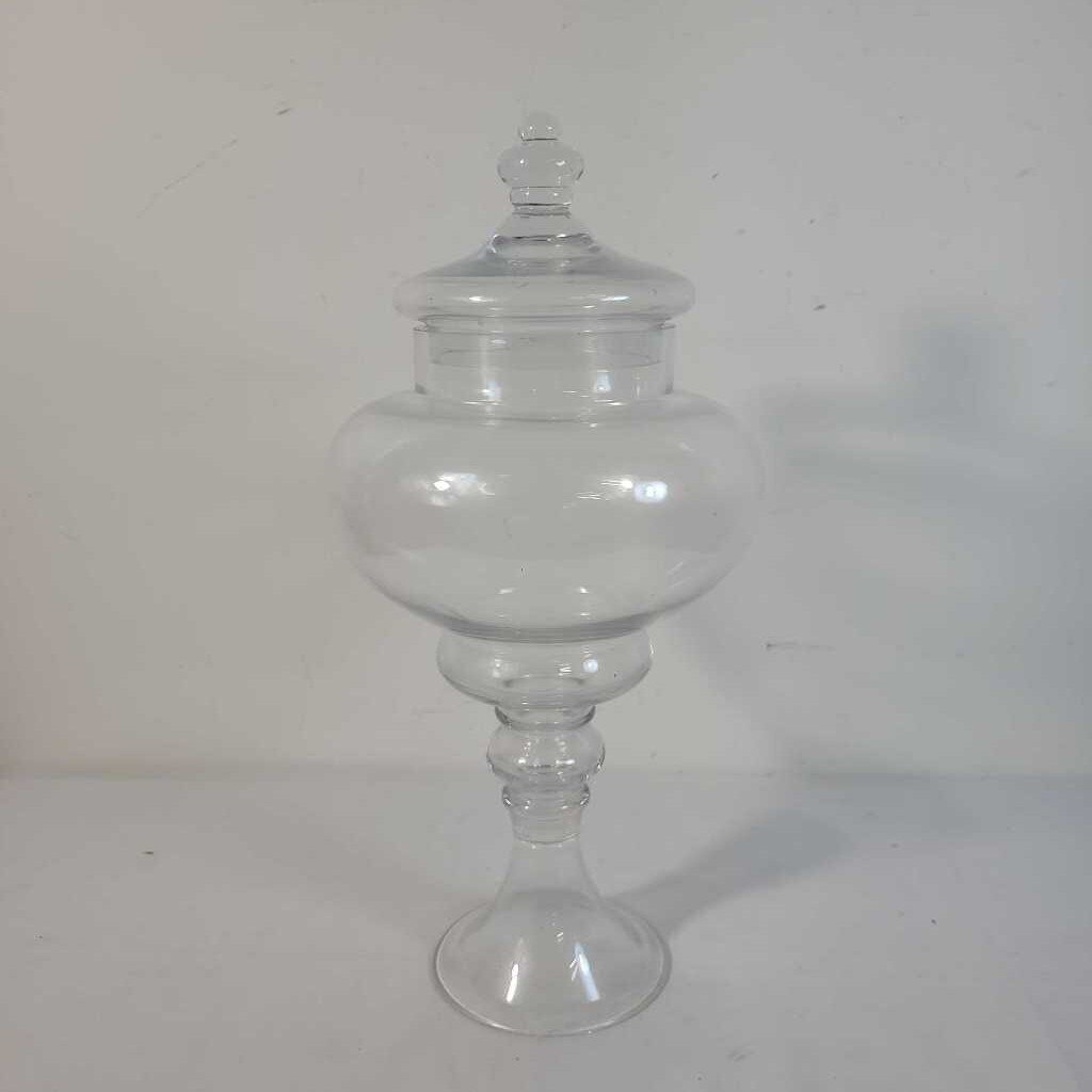 LIDDED APOTHECARY JAR