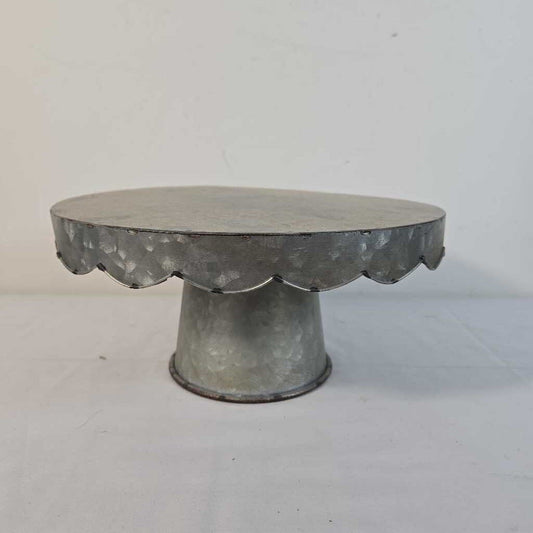 GALVANIZED CAKE STAND