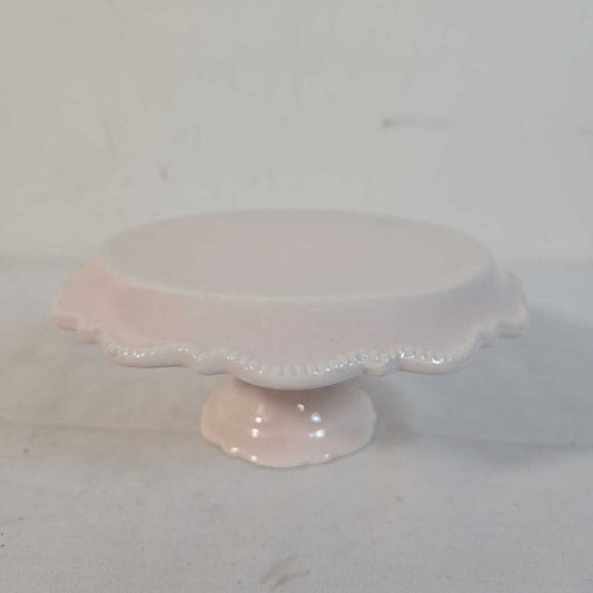 PINK CERAMIC CUPCAKE PLATE