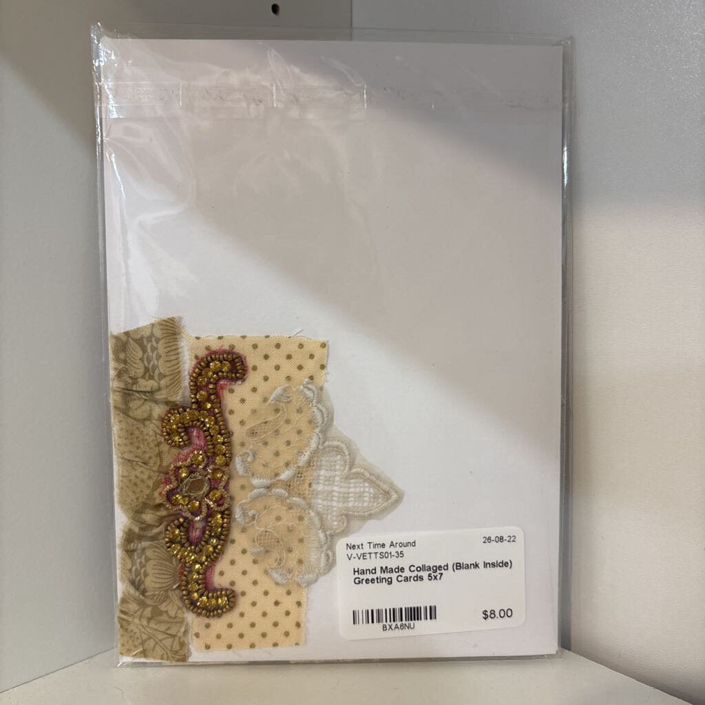 Hand Made Collaged (Blank Inside) Greeting Cards