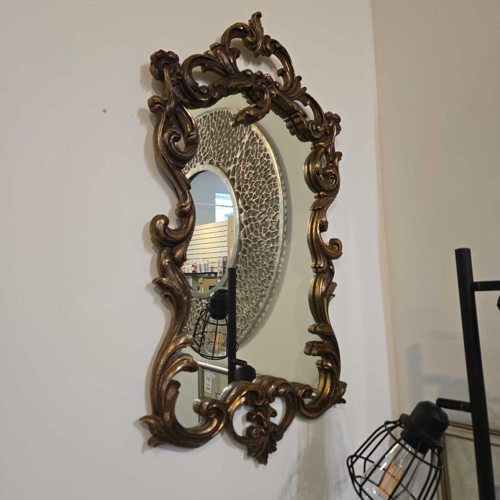 GOLD FRAMED MIRROR