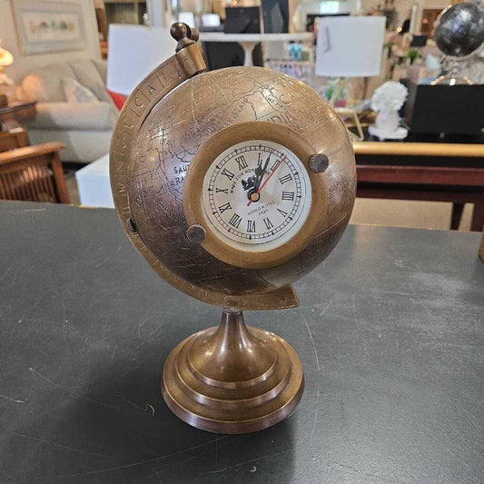 BRASS WORLD CLOCK
