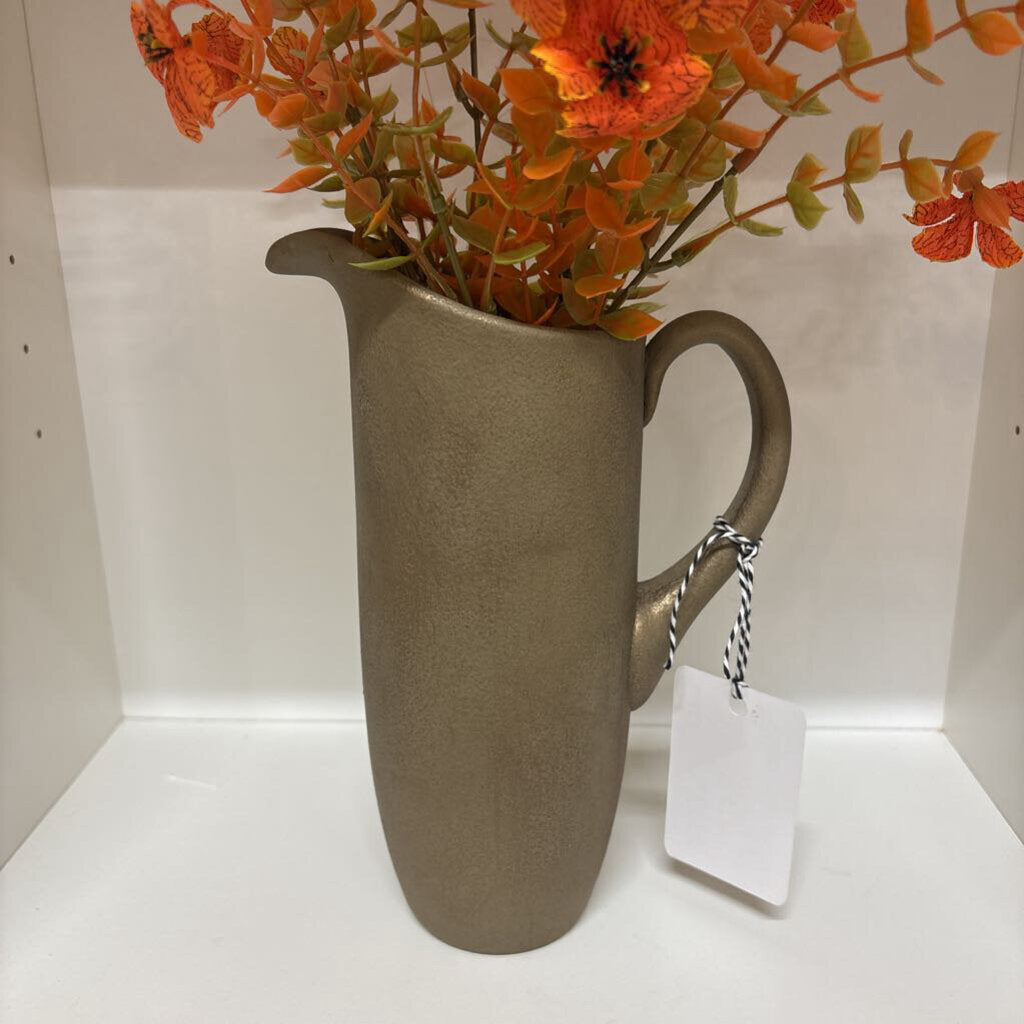 Brown Textured Pitcher