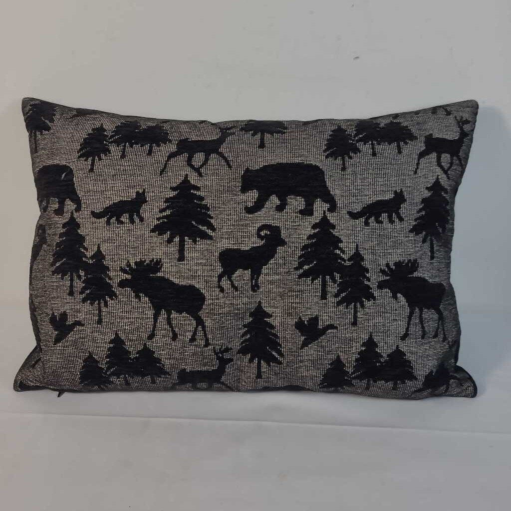 WILD LIFE DOWN FILLED LUMBAR PILLOW