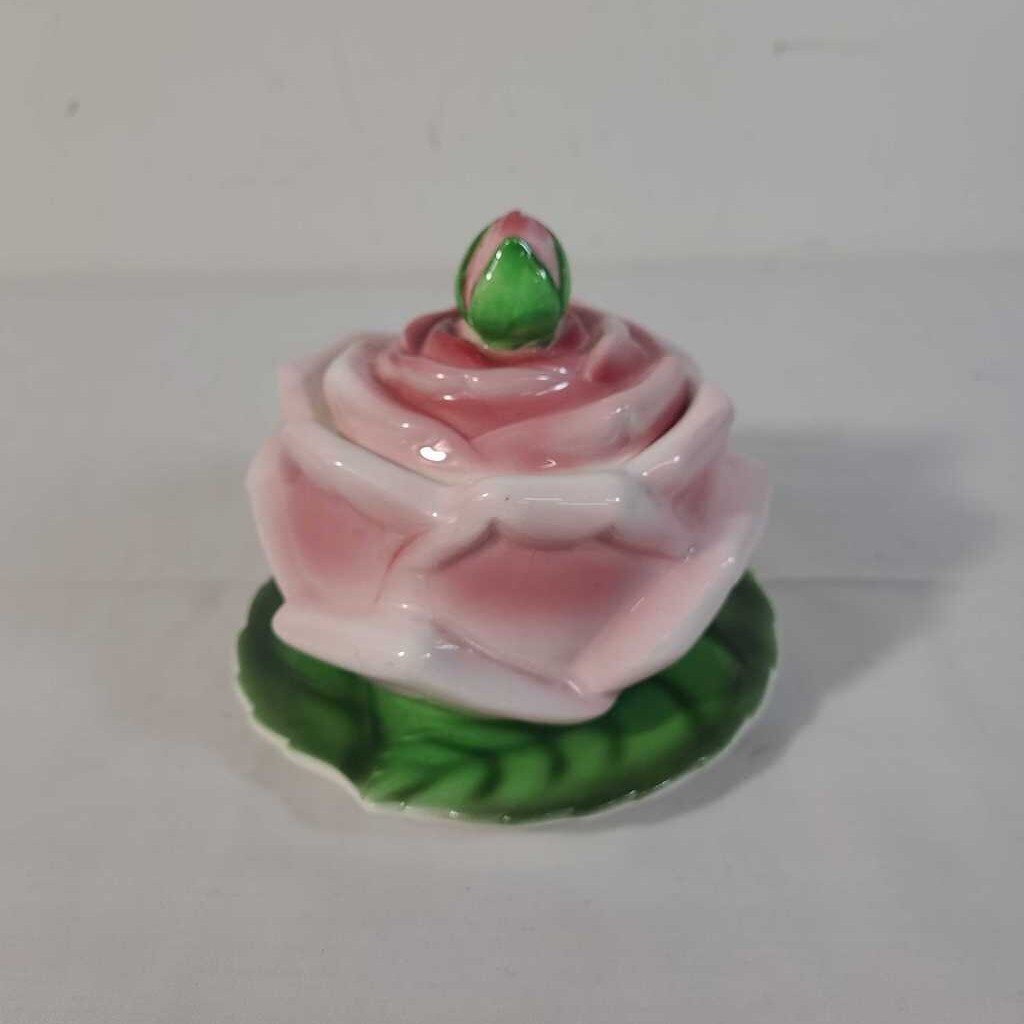 COUNTESS ROSE PINK FLOWER BLOSSOM CONDIMENT DISH