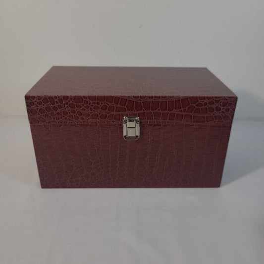 BROWN SNAKE SKIN BOX