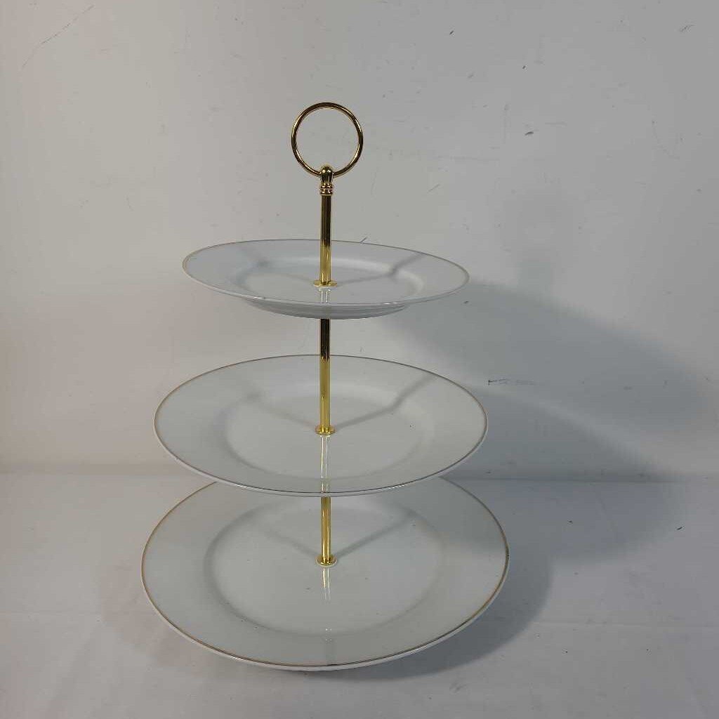 3 TIER SERVING PLATE