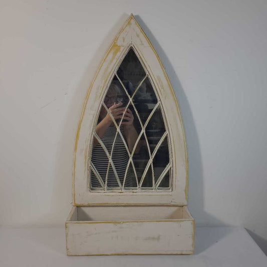 MIRROR BACK ARCHED PLANTER