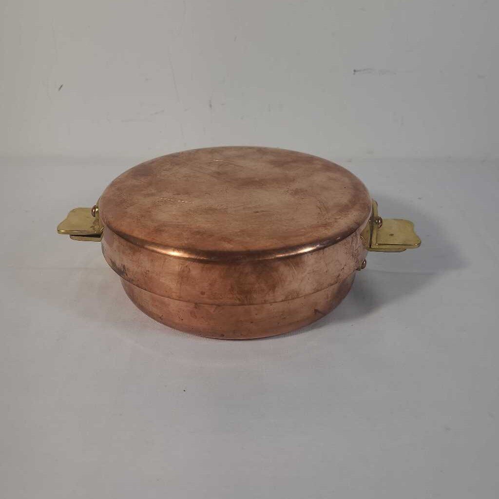 MAUVIEL COPPER COVERED POMMES ANNA PAN