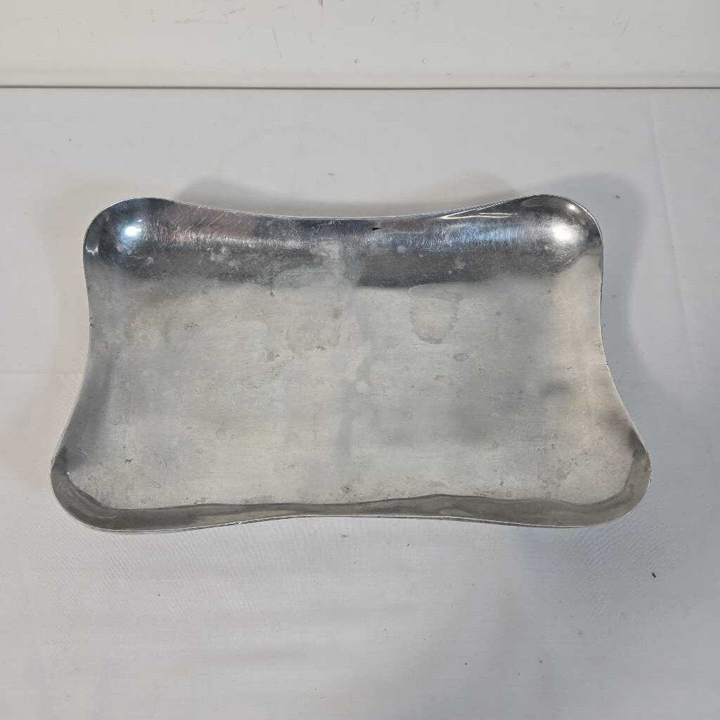 SILVER CURVED TRAY