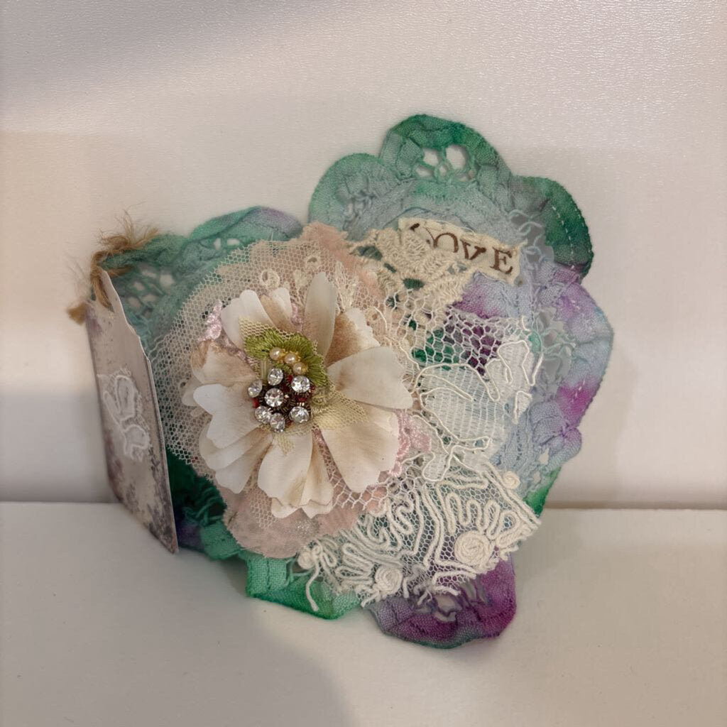 Decorated Hearts Filled with Lavender