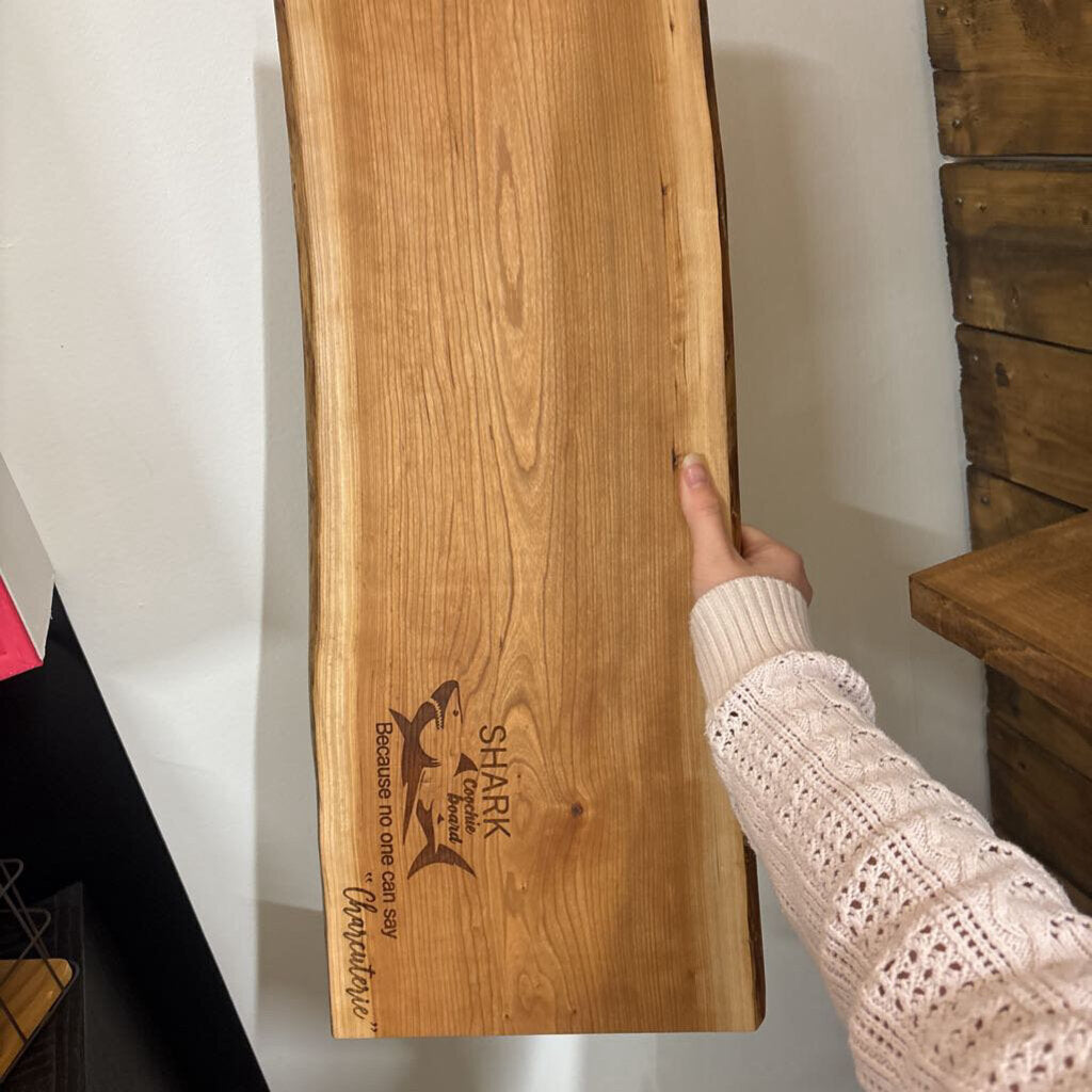 Live edge charcuterie