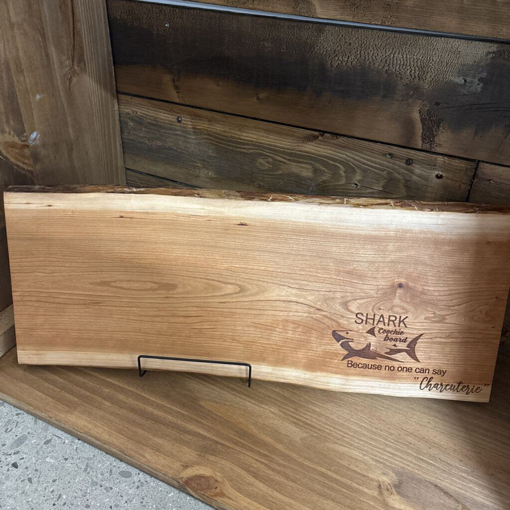Live edge charcuterie