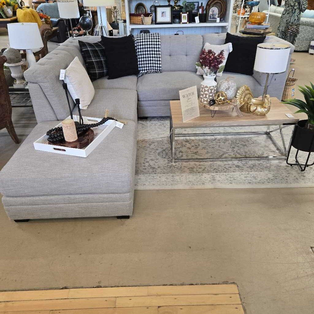 5PC GREY SECTIONAL