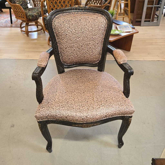 ROSE PATTERN ARM CHAIR