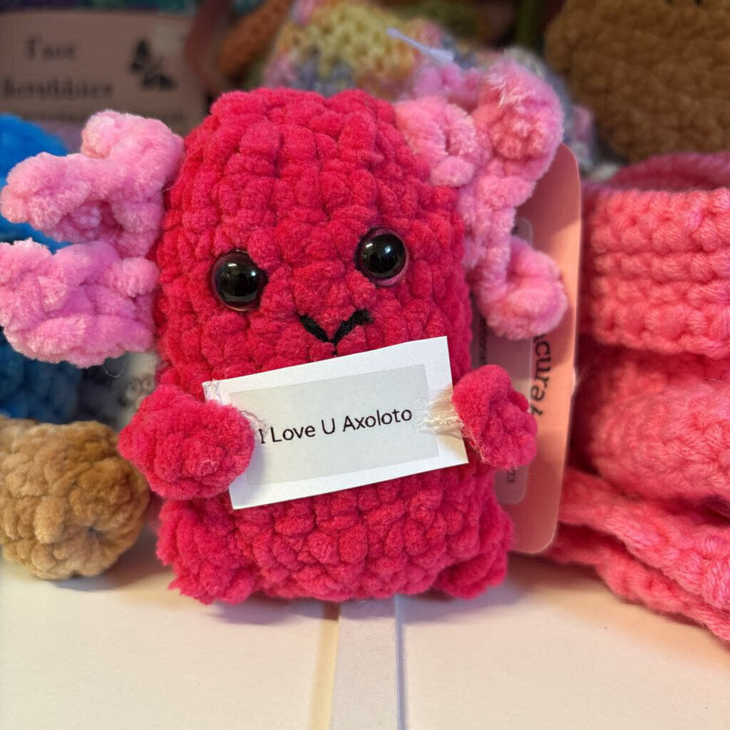 Crochet Emotional Support Axoloto