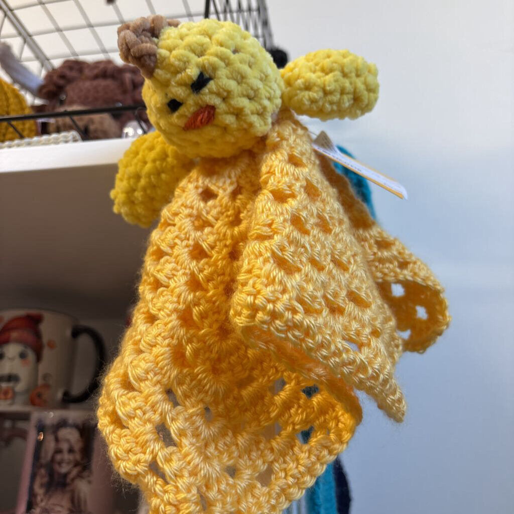Crochet Baby Cuddle Toy Chicken