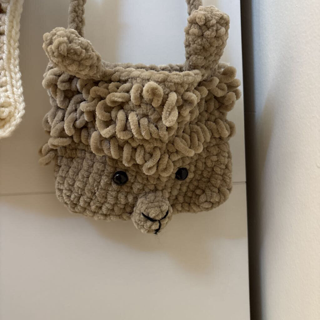 Crochet Child's Llama Bag