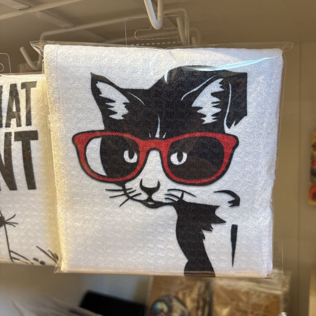 Tuxedo Cat Kitchen Towel