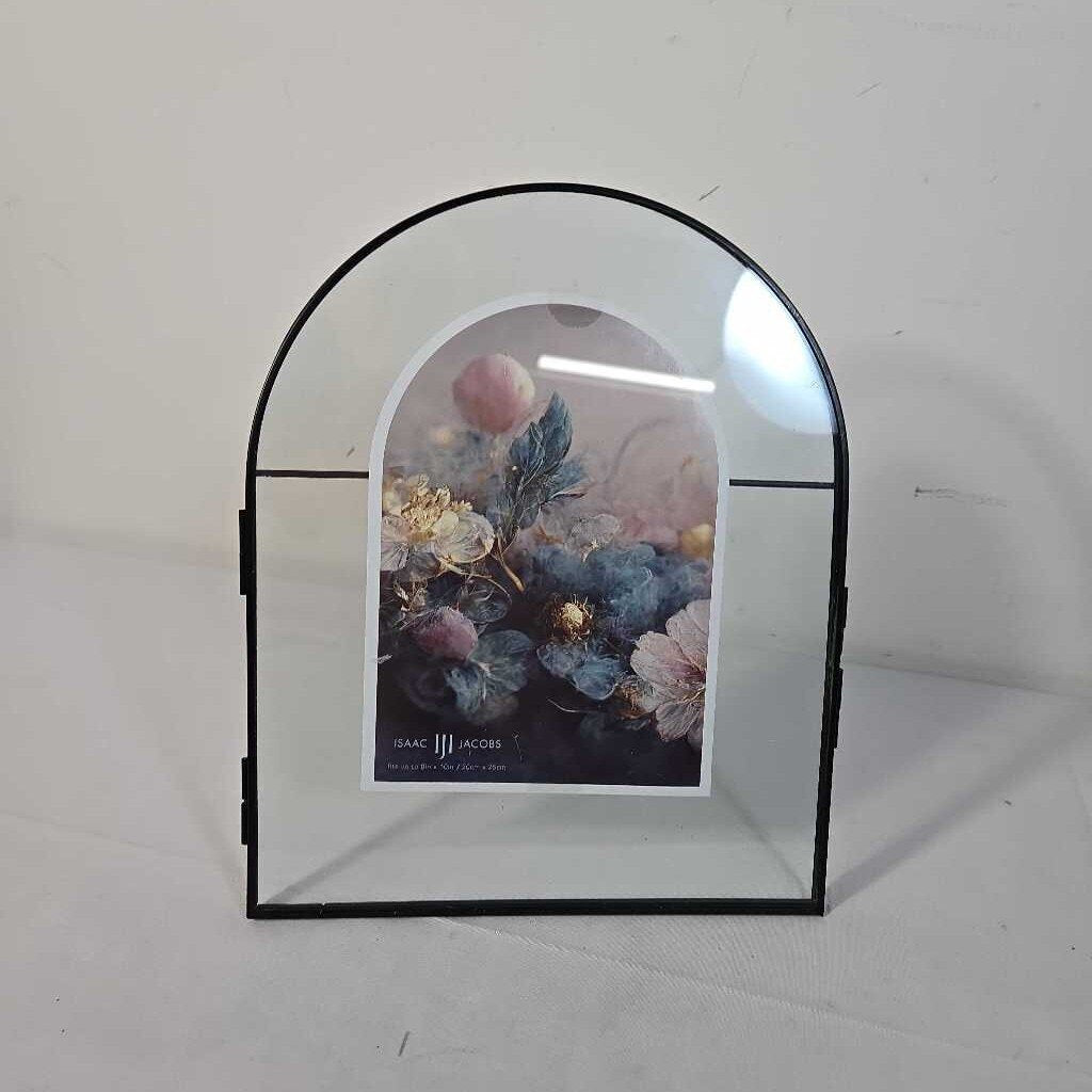 ARCHED BLACK FRAME PICTURE HOLDER