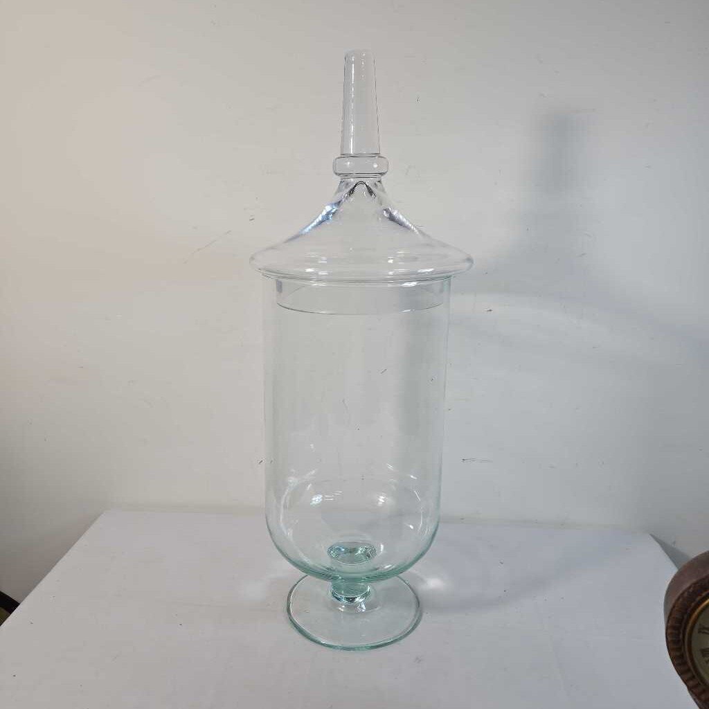 LIDDED APOTHECARY JAR