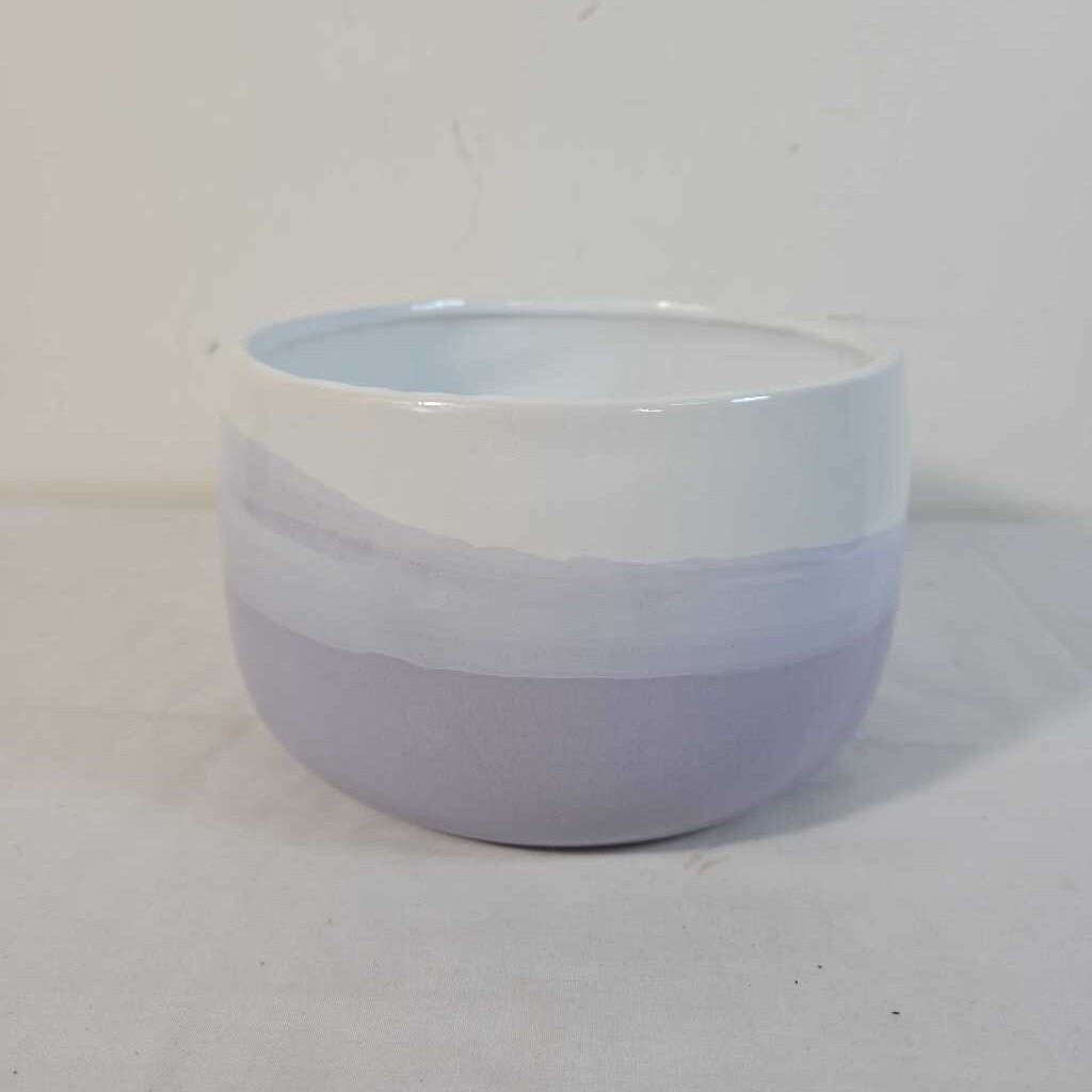 PURPLE & WHITE DISH