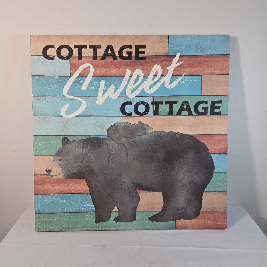 COTTAGE SWEET COTTAGE WALL ART