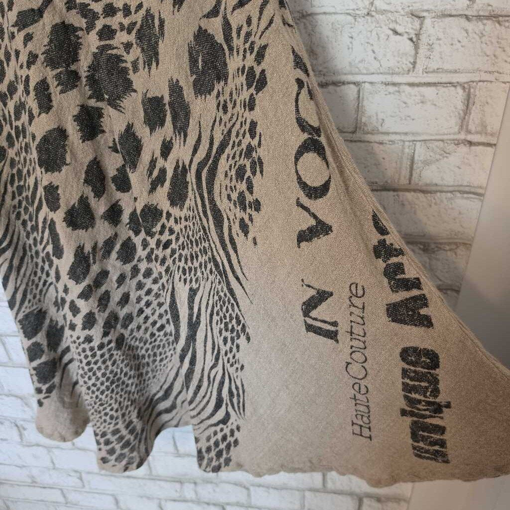 MACIEJ PILAT Linen Print Dress Poland
