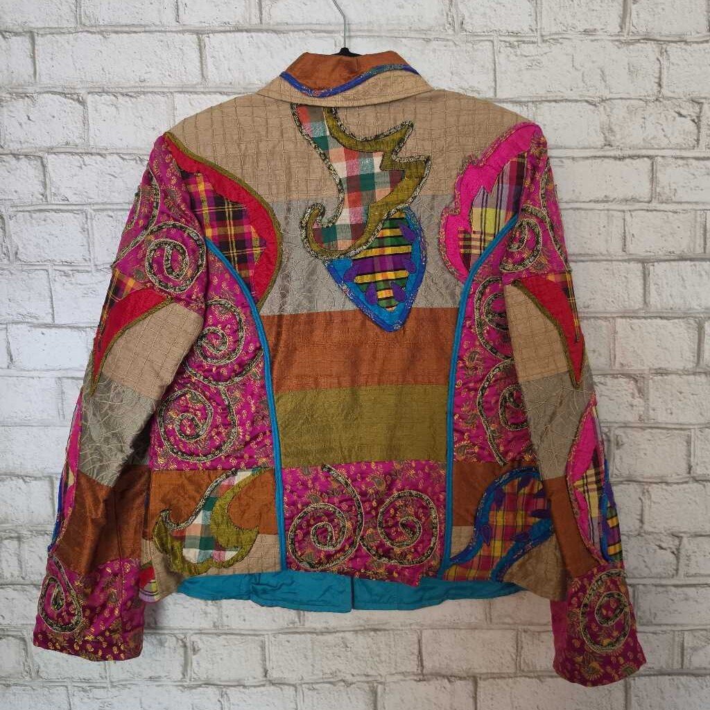Vintage ANAGE "Art to Wear" Patchwork Jacket