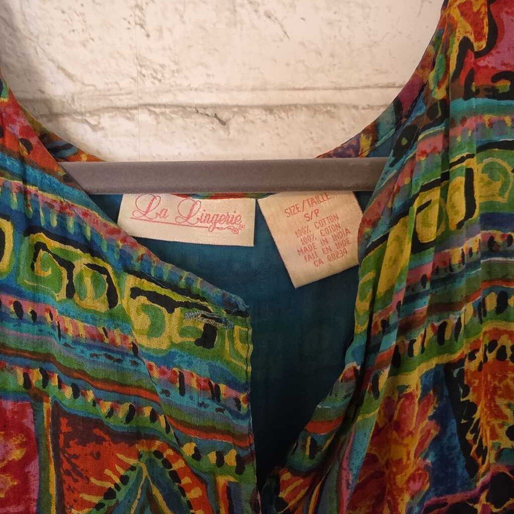 Vintage LA LINGERIE Pattterned Dress