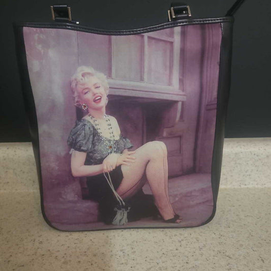 VINYL MARILYN MONROE PURSE