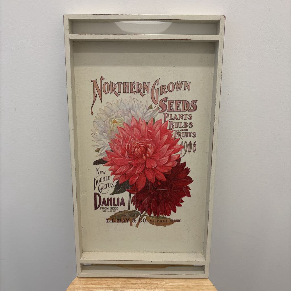 FLORAL SEED PLATTER