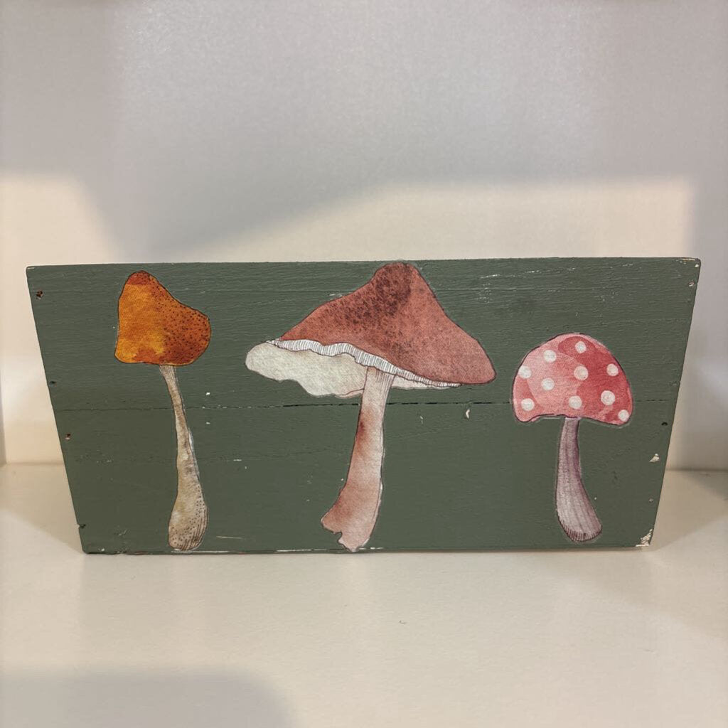 GREEN MUSHROOM PLANTER