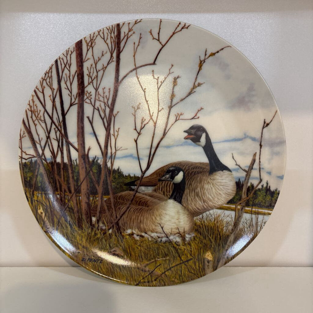 FALL GEESE PLATE